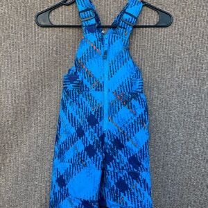 Columbia Boys Youth Size 2T Blue Snow Bibs Blue Insulated Waterproof Ski Pants